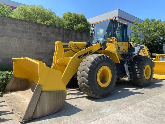 গুণ  Used Komatsu WA470 Wheel Loader with 204 KW Engine 1 Year Warranty for Earthmoving Machinery কারখানা