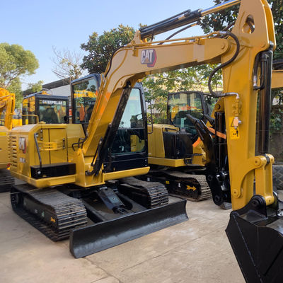 নির্মাণ হলুদ Cat305 দ্বিতীয় হাত খননকারী ব্যবহৃত Caterpillar খননকারী 5400kg