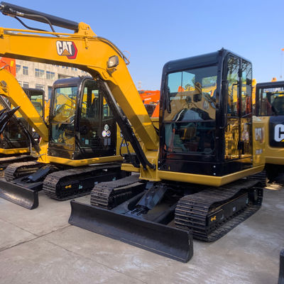 নির্মাণ হলুদ Cat305 দ্বিতীয় হাত খননকারী ব্যবহৃত Caterpillar খননকারী 5400kg