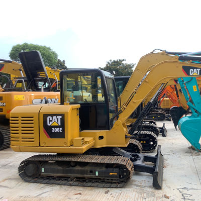 সড়ক নির্মাণ ব্যবহৃত খননকারী CAT306E সেকেন্ড হ্যান্ড CAT খননকারী 5795kg