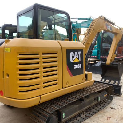 সড়ক নির্মাণ ব্যবহৃত খননকারী CAT306E সেকেন্ড হ্যান্ড CAT খননকারী 5795kg