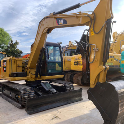 শক্তিশালী হলুদ হাইড্রোলিক ব্যবহৃত CAT Excavator ক্রলার টাইপ 2nd হ্যান্ড Diggers CAT308D