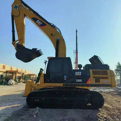 CAT336D হাইড্রোলিক ব্যবহৃত CAT Excavator শক্তিশালী দ্বিতীয় হাতের পৃথিবী সরানো যন্ত্রপাতি