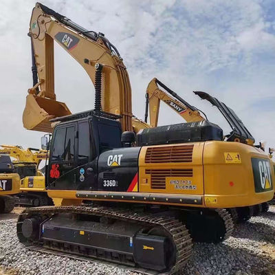 CAT336D হাইড্রোলিক ব্যবহৃত CAT Excavator শক্তিশালী দ্বিতীয় হাতের পৃথিবী সরানো যন্ত্রপাতি