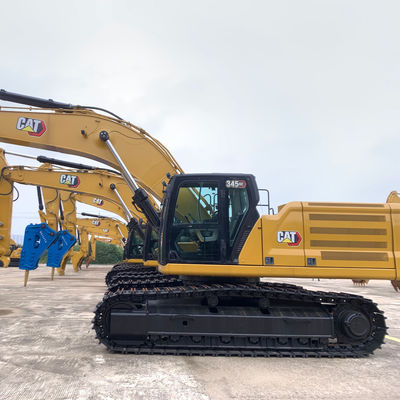 CAT345GC সেকেন্ড হ্যান্ড এক্সক্যাভেটর মেশিন নির্মাণ প্রকৌশল পুরানো খননকারী