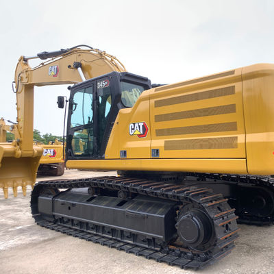 CAT345GC সেকেন্ড হ্যান্ড এক্সক্যাভেটর মেশিন নির্মাণ প্রকৌশল পুরানো খননকারী