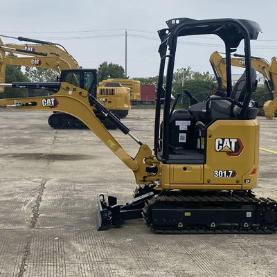 16.1kW ব্যবহৃত CAT Excavator মিনি Diggers Cat301.7 সেকেন্ড হ্যান্ড মসৃণ অপারেশন