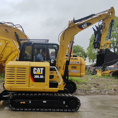 Cat 305 ব্যবহৃত মিনি এক্সক্যাভারেটর ক্রলার এক্সক্যাভার 5400kg খনির অপারেশনের জন্য