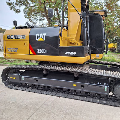 উচ্চ শক্তি ব্যবহৃত খননকারী খননকারী CAT320DL পুরানো ক্রলার খননকারী