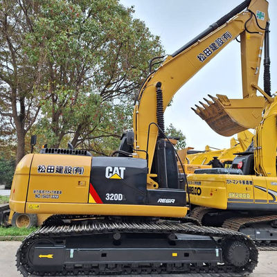 উচ্চ শক্তি ব্যবহৃত খননকারী খননকারী CAT320DL পুরানো ক্রলার খননকারী