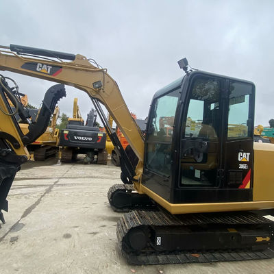 সেকেন্ড হ্যান্ড নির্মাণ যন্ত্রপাতি ব্যবহৃত Digger Cat306E2 34.7kw রাস্তা নির্মাণের জন্য