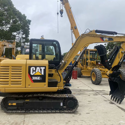 সেকেন্ড হ্যান্ড নির্মাণ যন্ত্রপাতি ব্যবহৃত Digger Cat306E2 34.7kw রাস্তা নির্মাণের জন্য