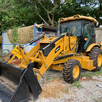 3283 কেজি লোড ব্যবহৃত লোডার দ্বিতীয় হাত CAT 420F ব্যাকহো লোডার 76.1kW নির্মাণের জন্য