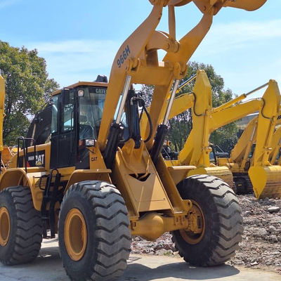 বিল্ডিং ব্যবহৃত ব্যাকহো লোডার CAT 966H 6T লোড 2nd হ্যান্ড ট্র্যাক্টর ব্যাকহো লোডার