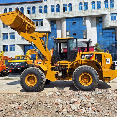 বিল্ডিং ব্যবহৃত ব্যাকহো লোডার CAT 966H 6T লোড 2nd হ্যান্ড ট্র্যাক্টর ব্যাকহো লোডার