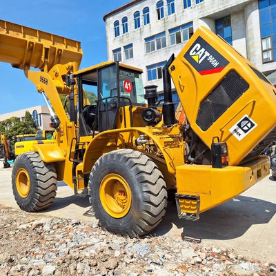 বিল্ডিং ব্যবহৃত ব্যাকহো লোডার CAT 966H 6T লোড 2nd হ্যান্ড ট্র্যাক্টর ব্যাকহো লোডার