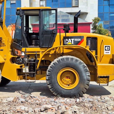 বিল্ডিং ব্যবহৃত ব্যাকহো লোডার CAT 966H 6T লোড 2nd হ্যান্ড ট্র্যাক্টর ব্যাকহো লোডার