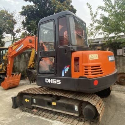 কৃষি জমি ব্যবহৃত মিনি এক্সক্যাভারেটর DOOSAN 55 ক্রলার এক্সক্যাভারেটর নির্মাণ সরঞ্জাম
