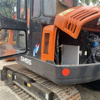 কৃষি জমি ব্যবহৃত মিনি এক্সক্যাভারেটর DOOSAN 55 ক্রলার এক্সক্যাভারেটর নির্মাণ সরঞ্জাম