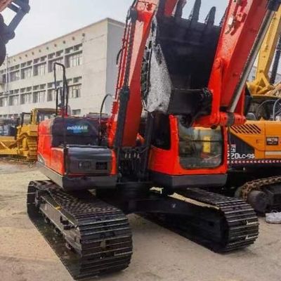 ব্যবহৃত Doosan DH140 12 টন ক্রলার খননকারী পুরানো পৃথিবী সরানো যন্ত্রপাতি