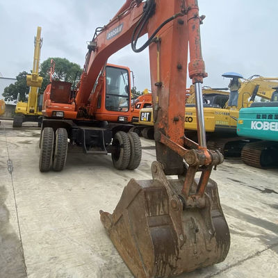 সেকেন্ড হ্যান্ড অরিজিনাল এক্সক্যাভেটর ডিগার সরঞ্জাম DOOSAN 150W-7 39.7kW