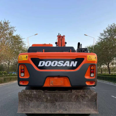 Doosan DX210W ব্যবহৃত চাকা খননকারী হাইড্রোলিক মিনি সেকেন্ড হ্যান্ড খননকারী 20100 কেজি