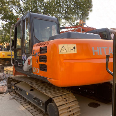 93 KW ব্যবহৃত খননকারী খননকারী হিটাচি Zx120 সেকেন্ড হ্যান্ড ক্রলার টাইপ খননকারী