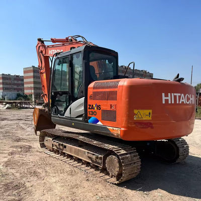 হিটাচি Zx130 ব্যবহৃত এক্সক্যাভারেটর 69kw নির্মাণ সরঞ্জাম ক্রলার এক্সক্যাভারেটর