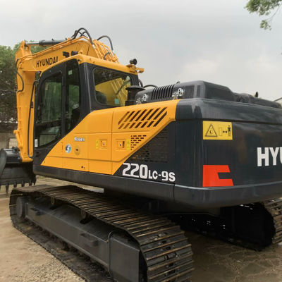 ভাল রক্ষণাবেক্ষণ ব্যবহৃত হুন্ডাই Excavator হুন্ডাই 220lc-9s নির্মাণ যন্ত্রপাতি 22400kg