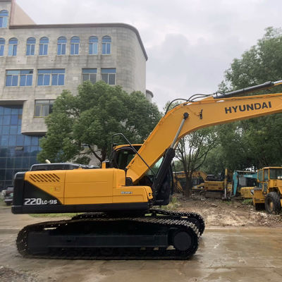 ভাল রক্ষণাবেক্ষণ ব্যবহৃত হুন্ডাই Excavator হুন্ডাই 220lc-9s নির্মাণ যন্ত্রপাতি 22400kg