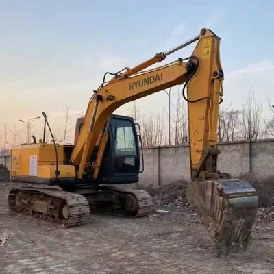 হুন্ডাই R110-7 ব্যবহৃত ক্রলার এক্সক্যাভার সেকেন্ড হ্যান্ড ডিগার 11200kg 0.30-0.59m3 বালতি
