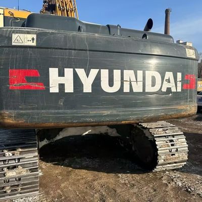 হলুদ হুন্ডাই 305 ব্যবহৃত খননকারী খননকারী 198kw 1900rpm দ্বিতীয় হাত নির্মাণ মেশিন