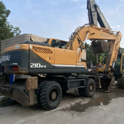 হুন্ডাই 210W-9 ব্যবহৃত চাকা খননকারী হুন্ডাই নির্মাণ সরঞ্জাম 20560kg