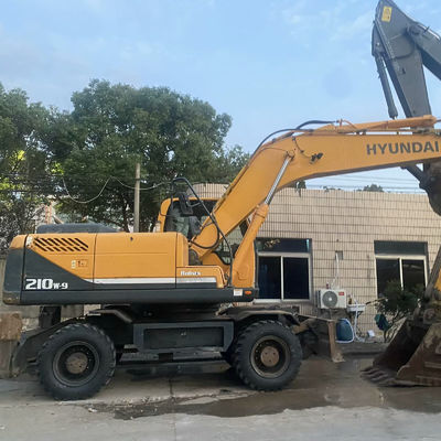 হুন্ডাই 210W-9 ব্যবহৃত চাকা খননকারী হুন্ডাই নির্মাণ সরঞ্জাম 20560kg