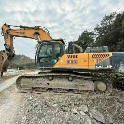 ব্যবহৃত হুন্ডাই ক্রলার এক্সক্যাভারেটর হুন্ডাই520-9 ওল্ড ডিগার 52170kg ডিজেল ইঞ্জিন সহ