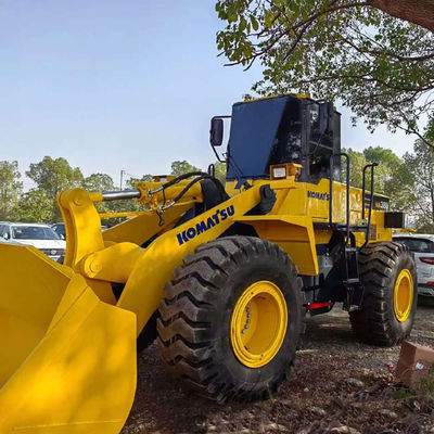 ভারী দায়িত্ব 146kW Komatsu WA380 ব্যবহৃত চাকা লোডার 5 টন লোড কৃষি জন্য