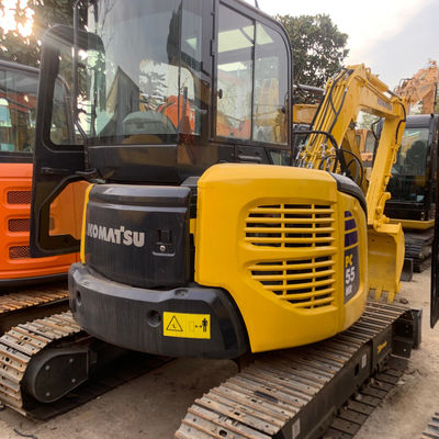 ব্যবহৃত ক্রলার হাইড্রোলিক এক্সক্যাভারেটর Komatsu Pc55 5160kg খনন ভিত্তি জন্য