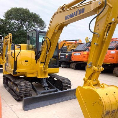 ক্রলার ব্যবহৃত Komatsu Excavator Pc56 2nd হাত Diggers উচ্চ অপারেটিং দক্ষতা
