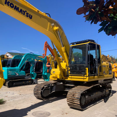ব্যবহৃত Komatsu PC200 ব্যাকহো এক্সক্যাভেটর সেকেন্ড হ্যান্ড নির্মাণ যন্ত্রপাতি জল শীতল
