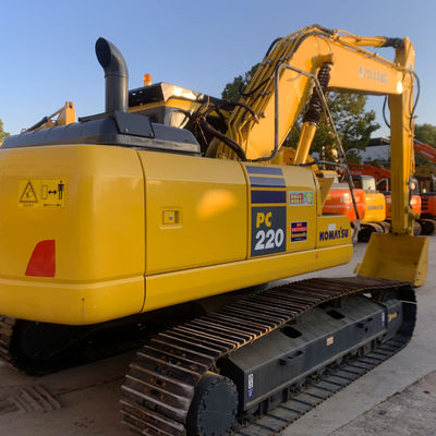 ক্রলার টাইপ Komatsu Pc220 সেকেন্ড হ্যান্ড এক্সক্যাভেটর 23100kg 1m3 বালতি ক্ষমতা