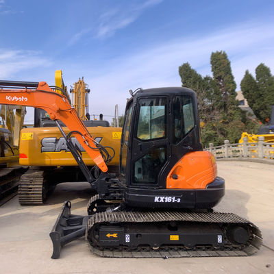 ছোট ব্যবহৃত নির্মাণ খননকারী KUBOTA KX161 হাইড্রোলিক ক্রলার খননকারী দ্বিতীয় হাত