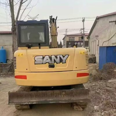 2200rpm ব্যবহৃত মিনি Digeer SANY 75C সেকেন্ড হ্যান্ড খননকারী মেশিন 7280kg