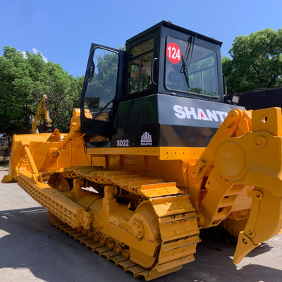 SHANTUI SD22 ব্যবহৃত জলবাহী ক্রলার বুলডোজার 23400kg নির্মাণের জন্য