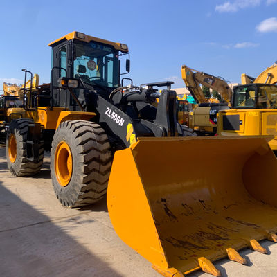 5 টন Xcmg ZL50GN ব্যবহৃত ফ্রন্ট লোডার ইট পরিবহনের জন্য ভারী যন্ত্রপাতি
