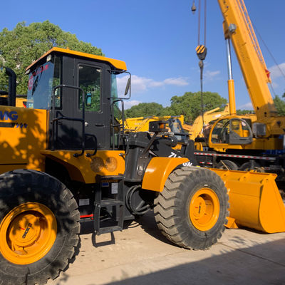 5 টন Xcmg ZL50GN ব্যবহৃত ফ্রন্ট লোডার ইট পরিবহনের জন্য ভারী যন্ত্রপাতি