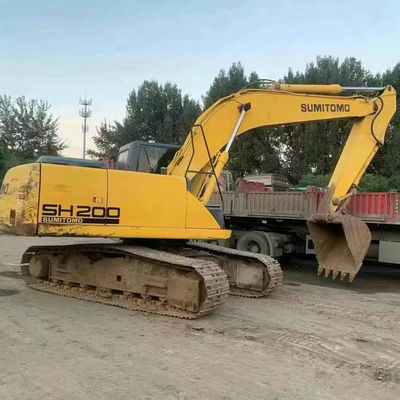 SUMITOMO SH200 ব্যবহৃত ক্রলার এক্সক্যাভার 103kW খনন সরঞ্জাম কম খরচ