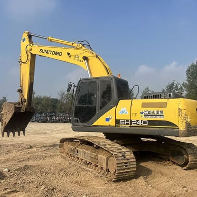 24600kg SUMITOMO SH240 ব্যবহৃত খননকারী নির্মাণের জন্য দ্বিতীয় হাতের খননকারী