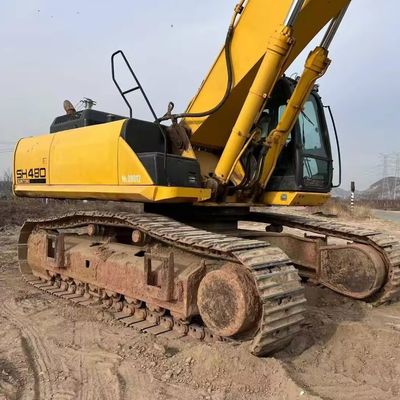 ব্যবহৃত নির্মাণ সরঞ্জাম বড় খননকারী SUMITOMO SH480 উপাদান হ্যান্ডলিং জন্য