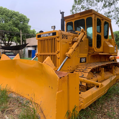 খনি নির্মাণ ব্যবহৃত বুলডোজার CAT D7G হাইড্রোলিক কন্ট্রোল 202hp