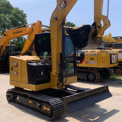 ভারী লোড পুরাতন বিড়াল Excavator CAT 306 ক্রলার হাইড্রোলিক Excavator 5800kg